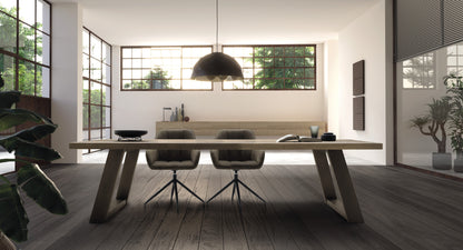 Devina Nais Dining Table Wood - Gate — manufacturer image, example finish and configuration