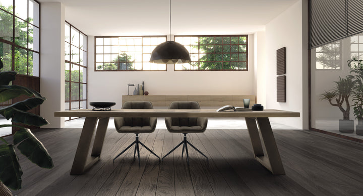 Devina Nais Dining Table Wood - Gate — manufacturer image, example finish and configuration