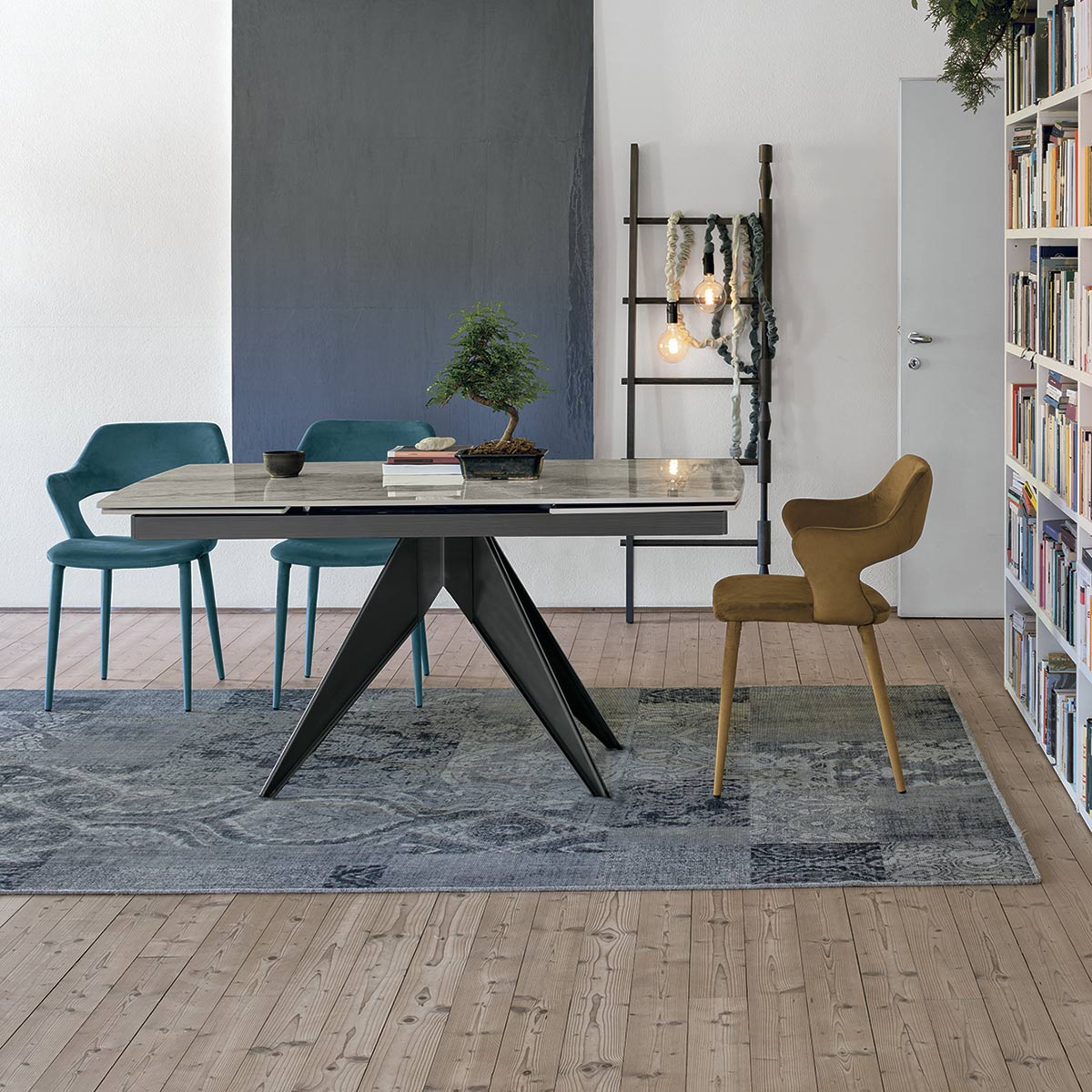 Target Point Dining Table Minosse 160 — Extendable Barrel-shaped — product view 6