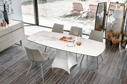Target Point Dining Table Tornado 130 — Extendable Barrel-shaped — product view 6