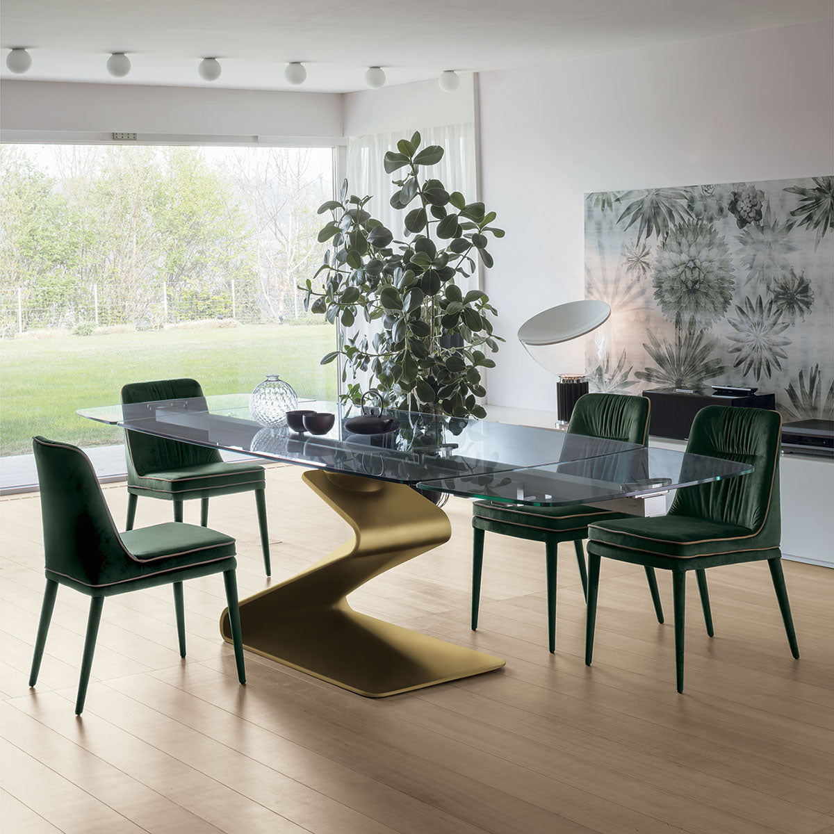 Target Point Dining Table Zed 200 — Extendable Barrel-shaped — product view 7