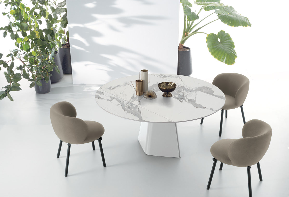 Target Point Dining Table Tay 160 — Extendable Round — product view 5