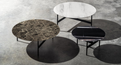 Devina Nais Coffee Table Tetris My-Glass Matt Iron Base — image 2