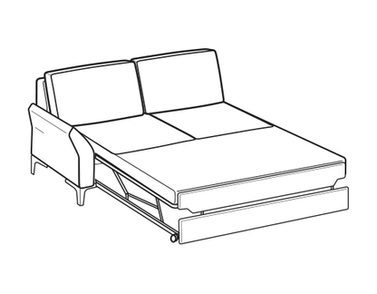 LeComfort Modular Sofa THOAS EASY – 2-seater lateral Left