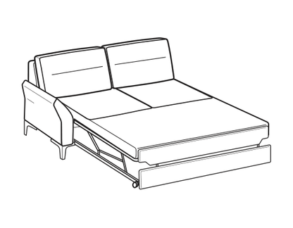 LeComfort Modular Sofa THOAS MID – 2-seater lateral Left