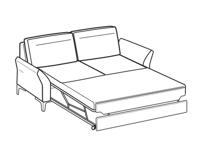 LeComfort Sofa THOAS UP – 2-seater sofa