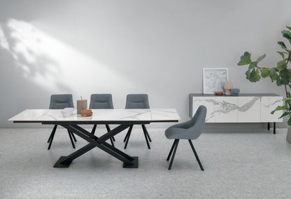 Target Point Dining Table Tolomeo 160 Gres Vetro — Extendable Rectangular — product view 2