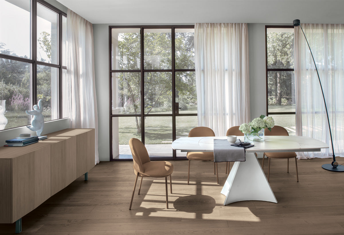Target Point Dining Table Tornado 130 — Extendable Barrel-shaped — product view 2