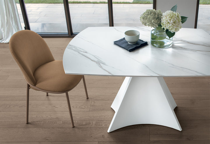 Target Point Dining Table Tornado 130 — Extendable Barrel-shaped — product view 3