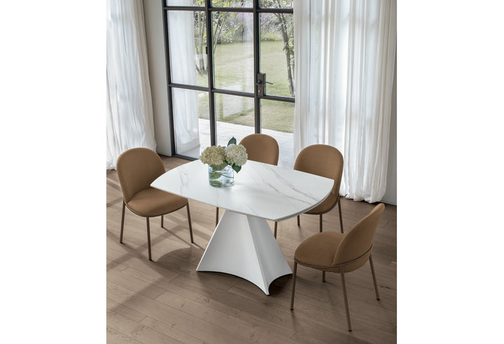 Target Point Dining Table Tornado 130 — Extendable Barrel-shaped — product view 4