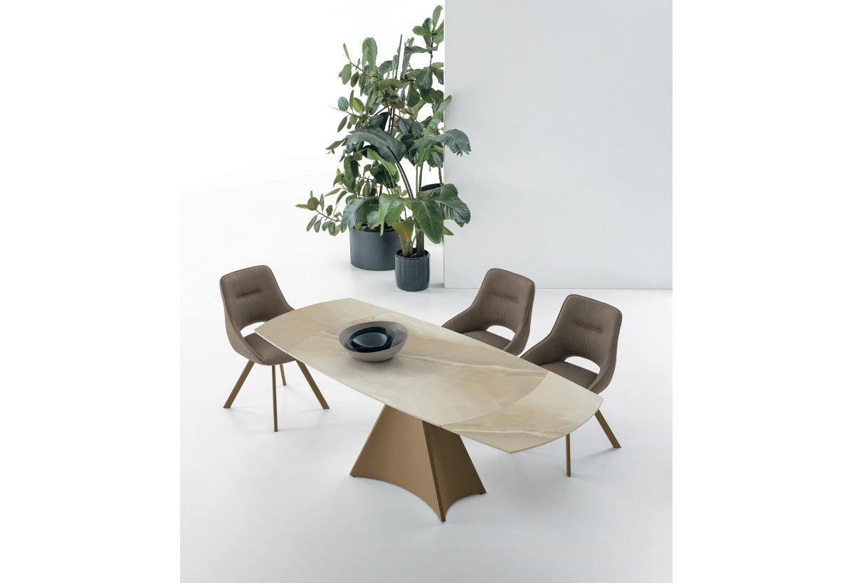 Target Point Dining Table Tornado 130 — Extendable Barrel-shaped — product view 5