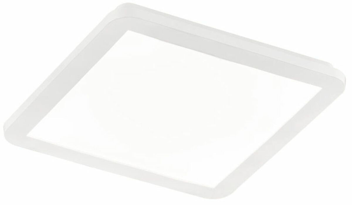 Trio Camillus R67931801 white square ceiling light, 30 by 30 cm