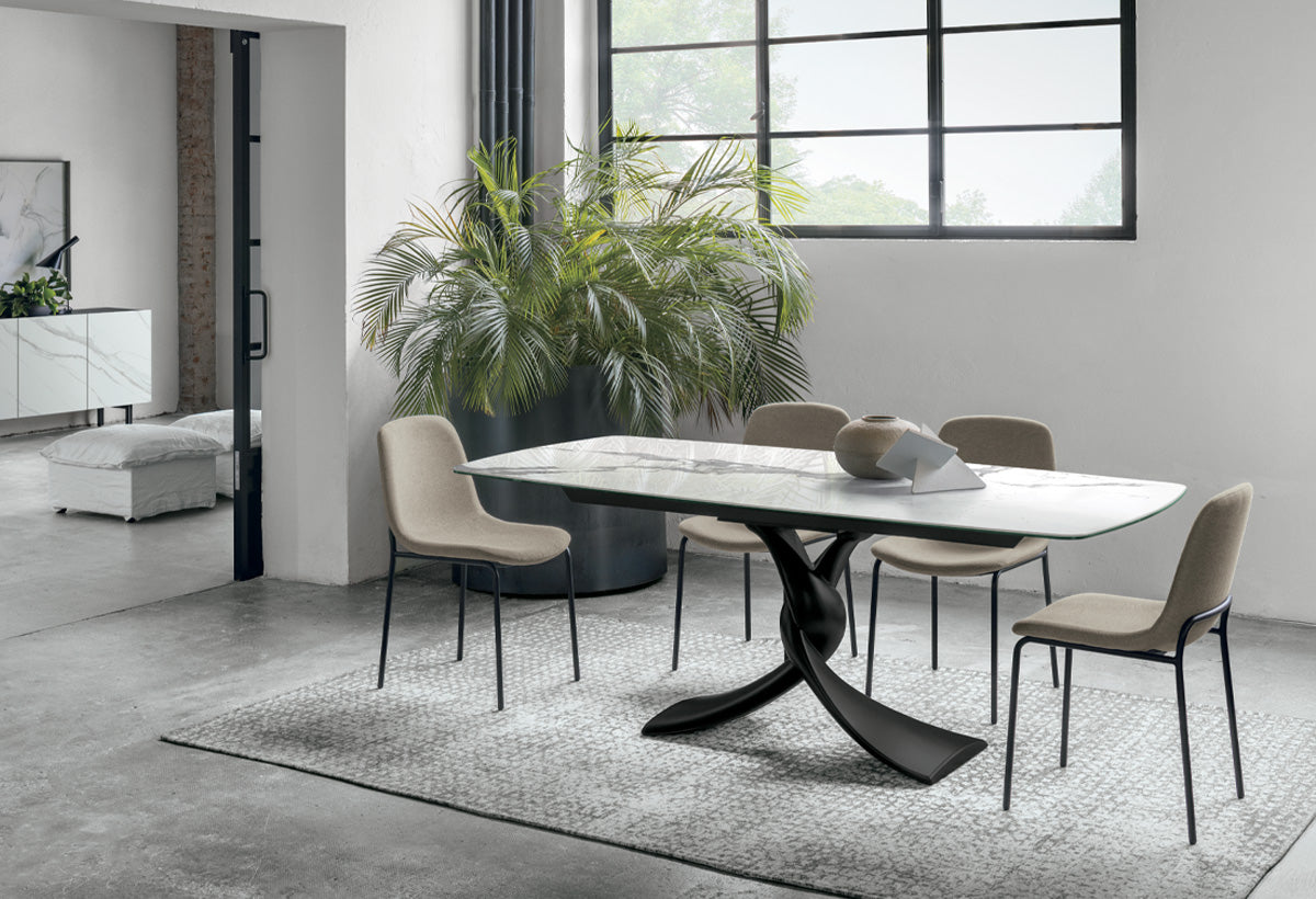 Target Point Dining Table Twist 160 — Extendable Barrel-shaped — product view 2