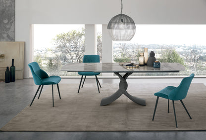 Target Point Dining Table Twist 160 — Extendable Barrel-shaped — product view 3