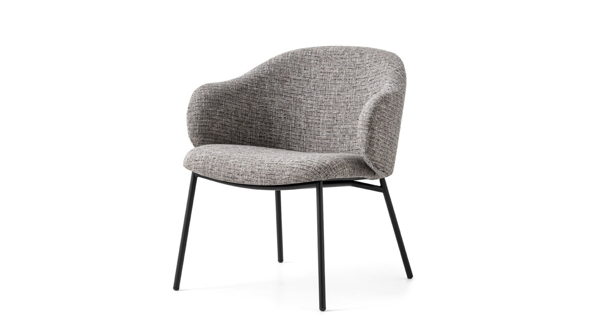 Calligaris Lounge Chair Holly, CS3417; upholstery and finish may vary.