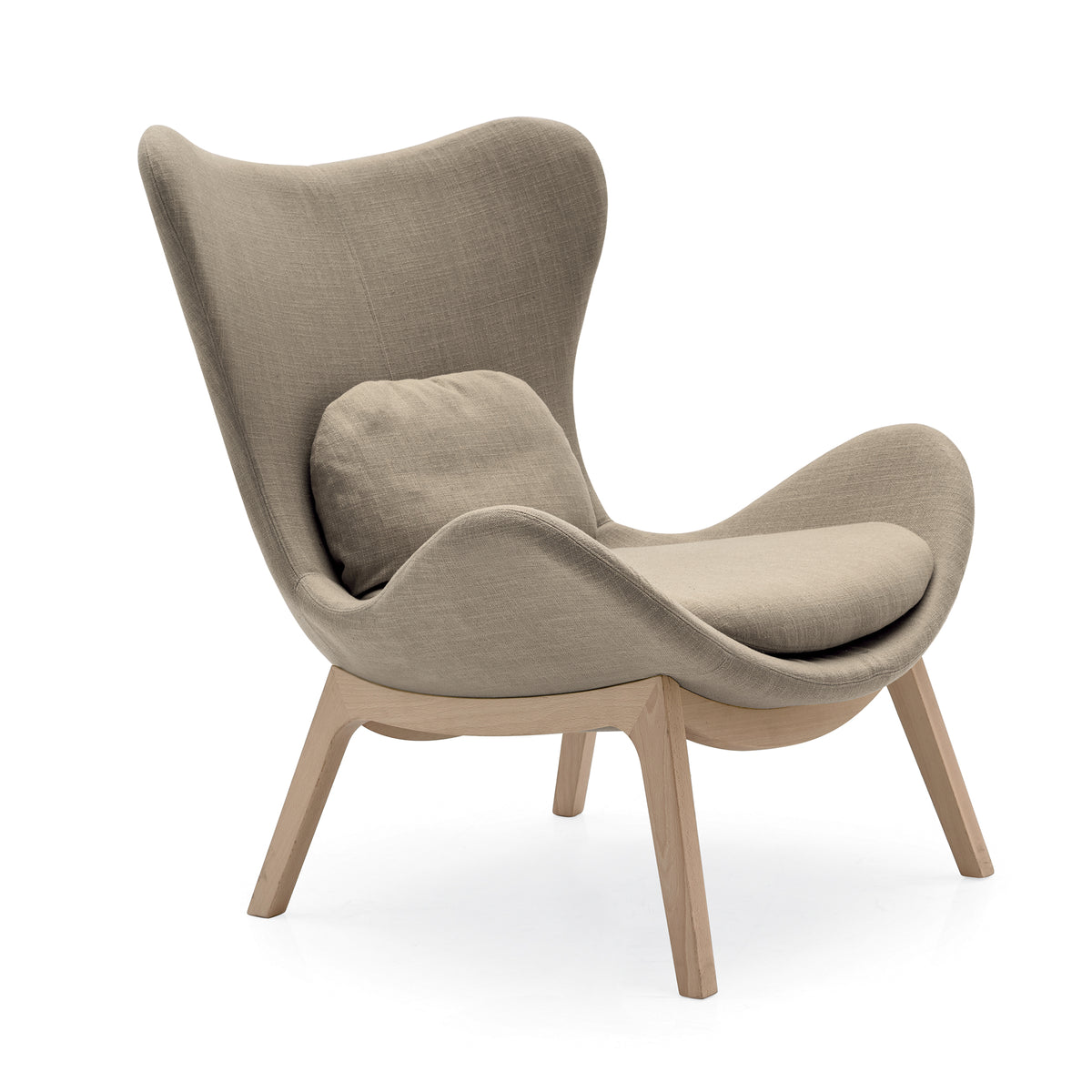 Calligaris Lazy, CS3373-W / CS3373-C / CS3373 360 1310 MTO; finish may vary.