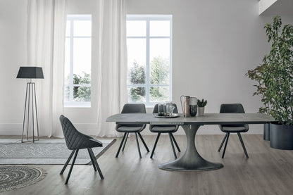 Target Point Dining Table Calice 160 — Rotating Extendable Barrel-shaped — main product view