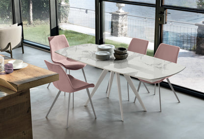 Target Point Dining Table Vortice 130 — Extendable Barrel-shaped — product view 2