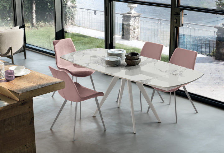 Target Point Dining Table Vortice 160 — Extendable Barrel-shaped — product view 2