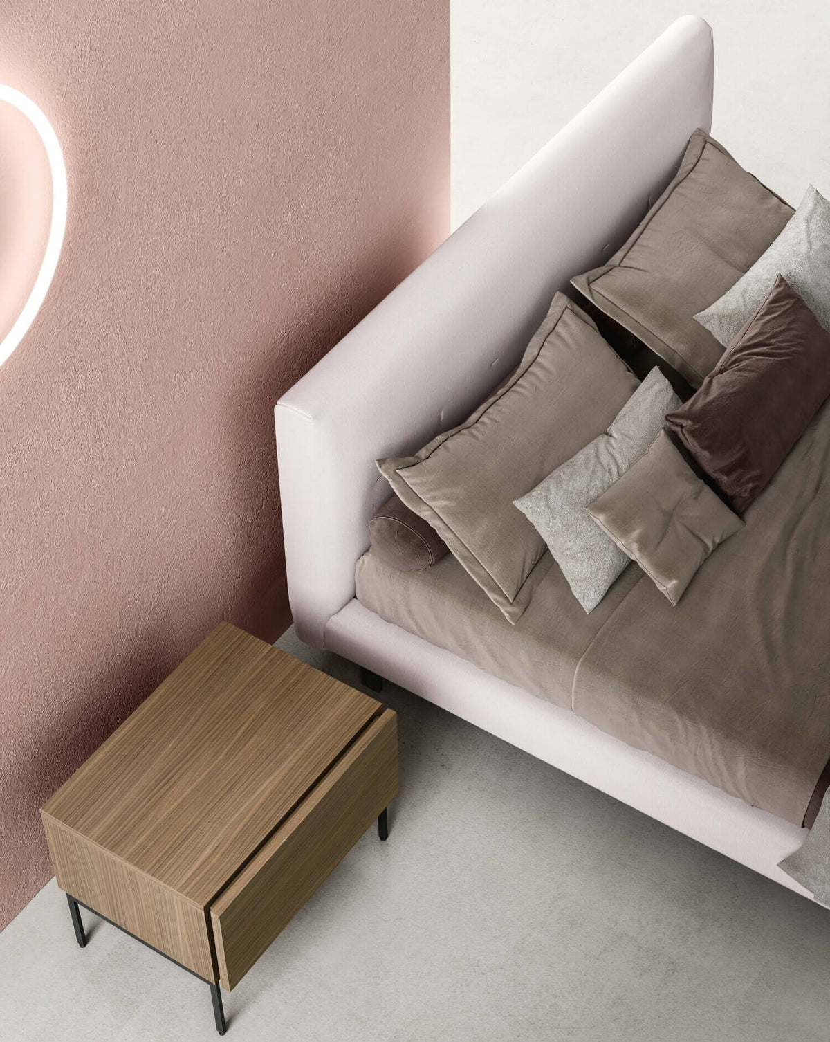 Zalf Decor upholstered bed — official manufacturer photograph