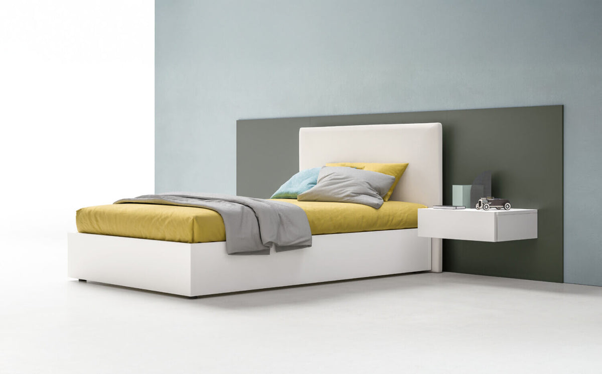 Zalf melamine bed frame — official manufacturer photograph