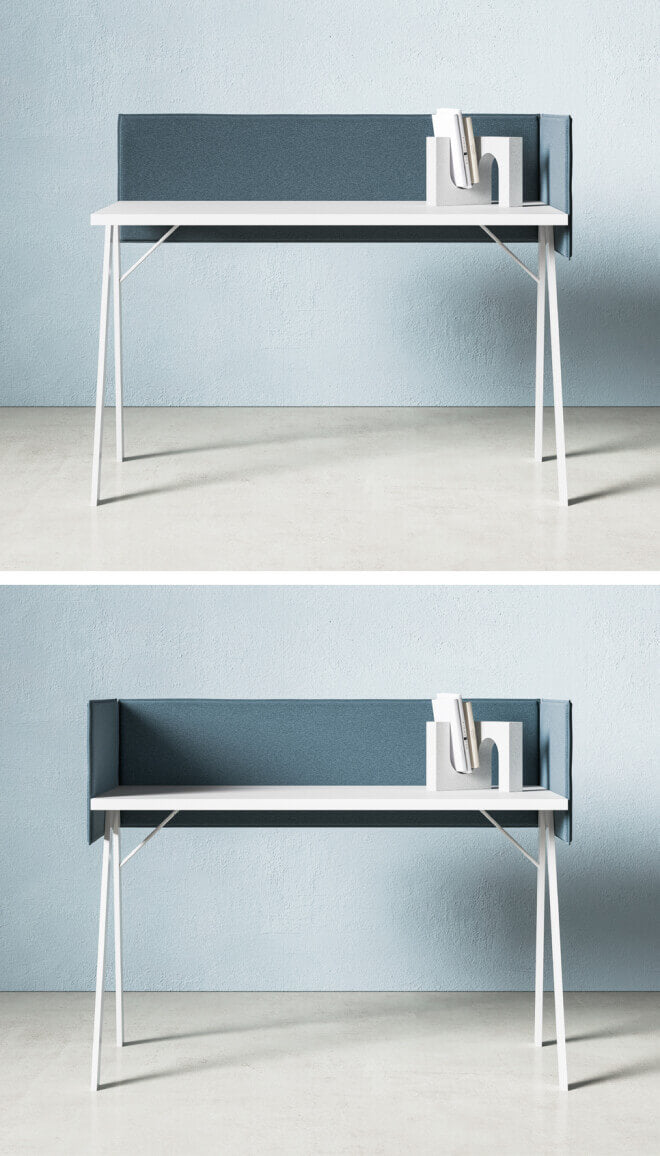 Zalf Compasso desk — official manufacturer photograph