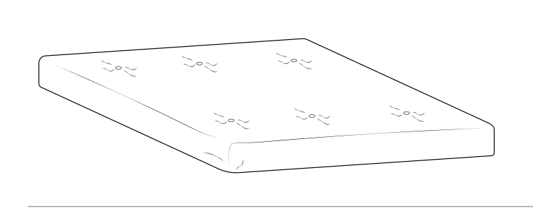Zalf mattress — official manufacturer technical illustration