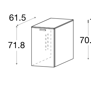 Zalf contract storage unit — official manufacturer technical illustration