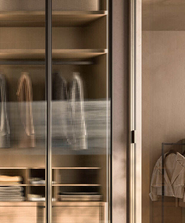 Zalf Flexy walk-in closet system — official manufacturer photograph