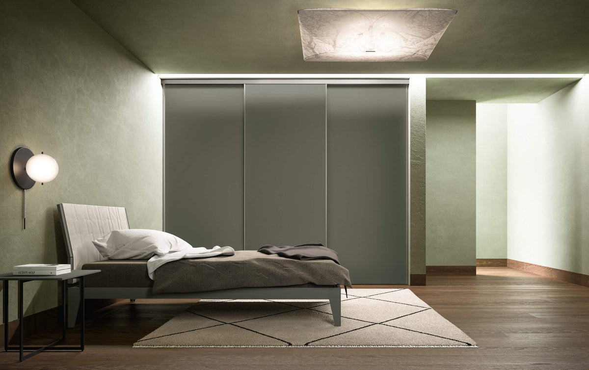Zalf sliding closing doors with melamine profile — official manufacturer photograph