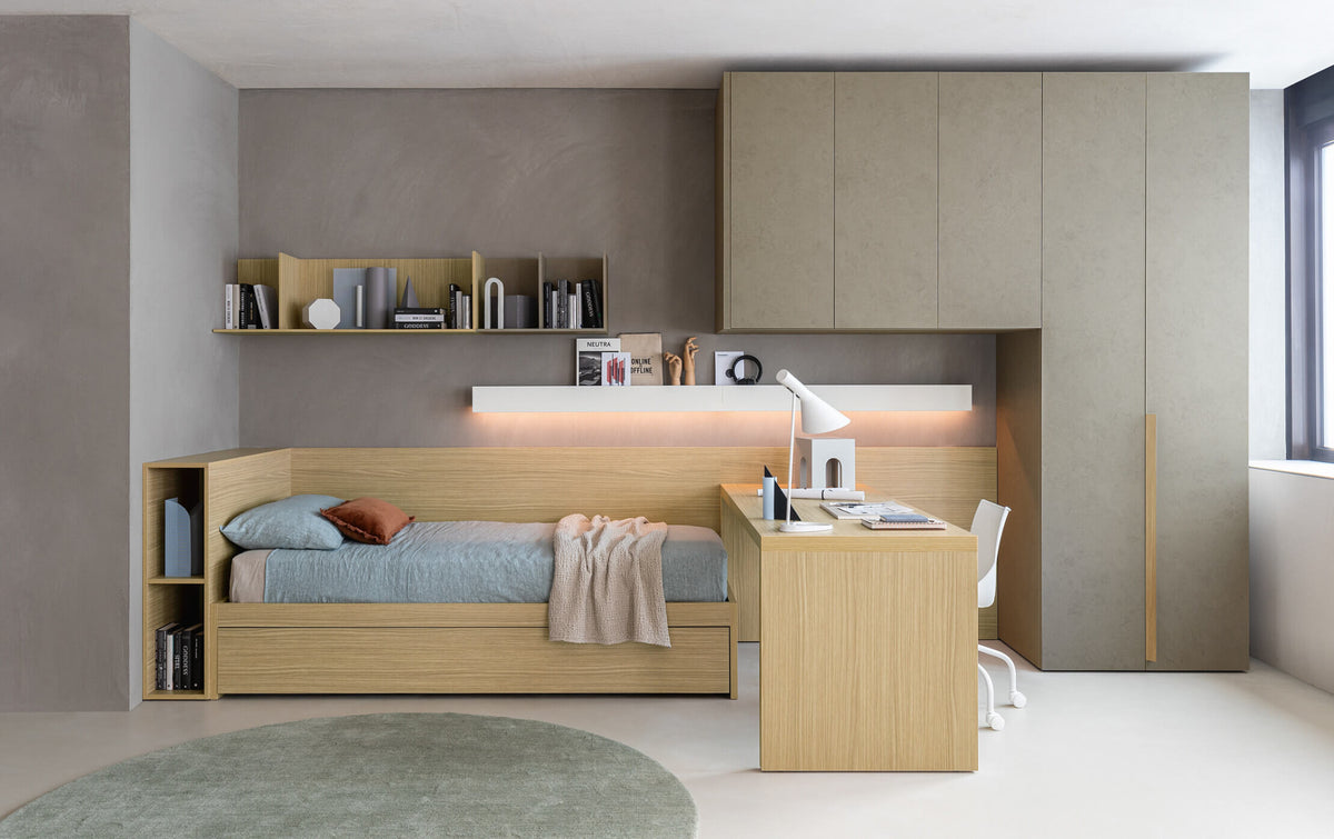Zalf overhead unit with storage units — official manufacturer photograph