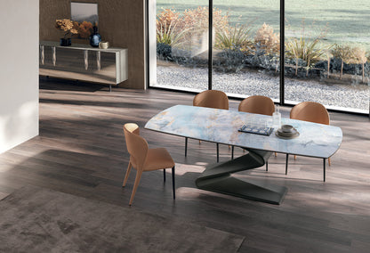 Target Point Dining Table Zed 200 — Extendable Barrel-shaped — product view 2