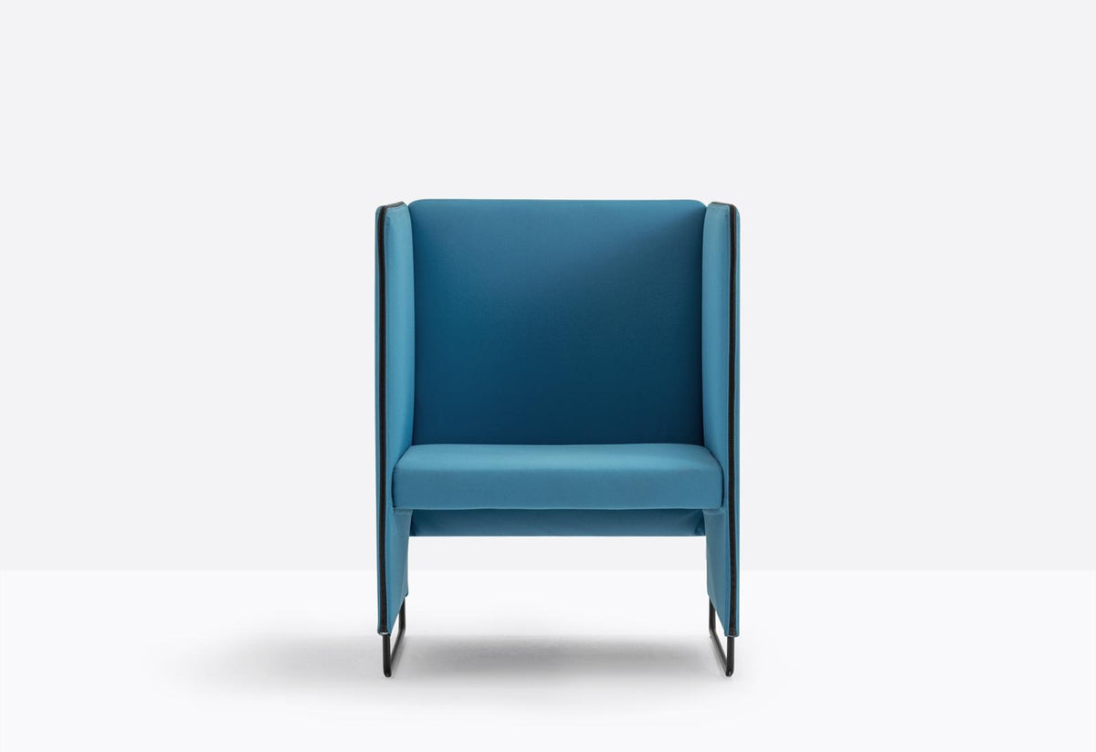 Pedrali High Back Armchair Zippo ZIP1P/100