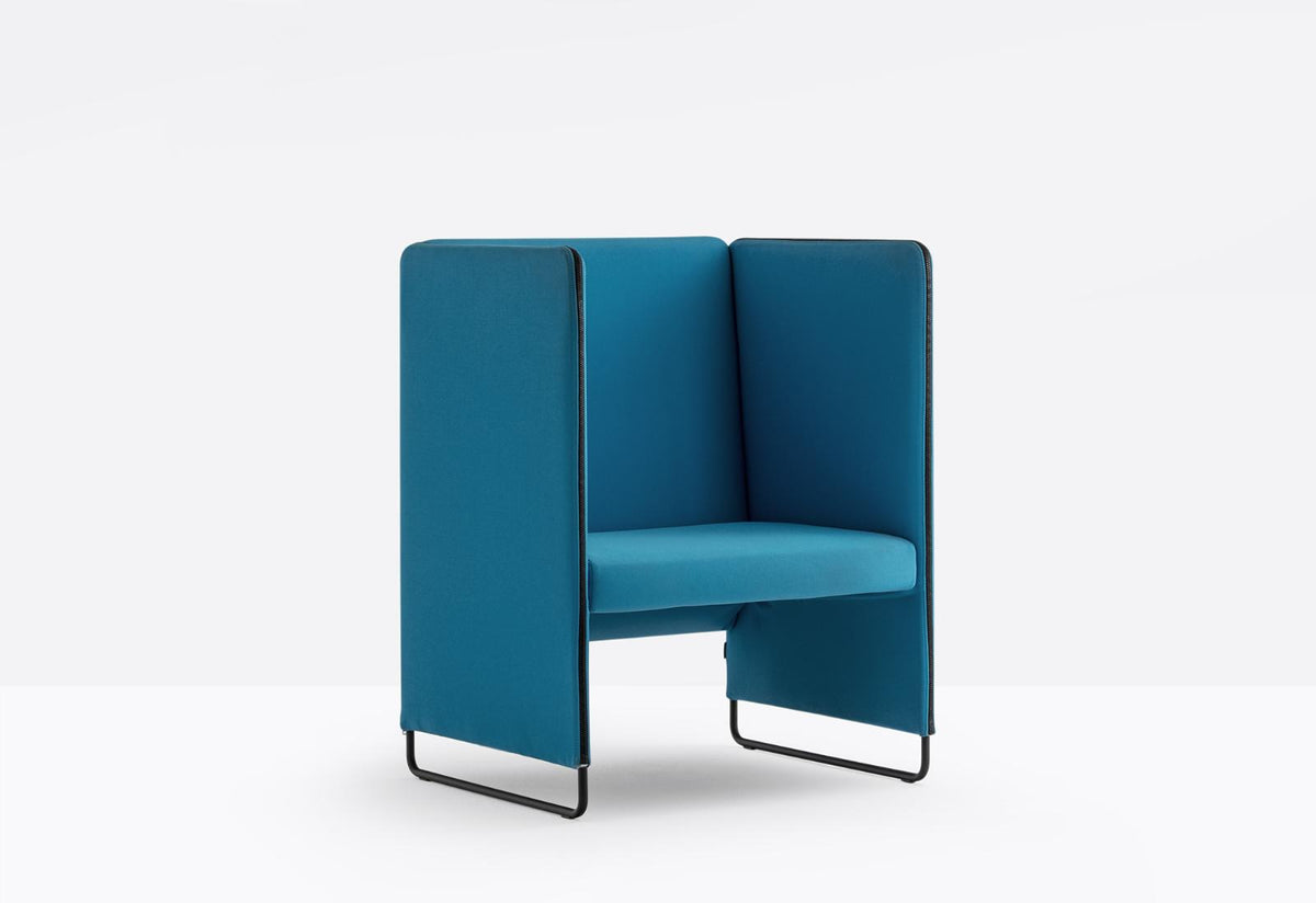 Pedrali High Back Armchair Zippo ZIP1P/100