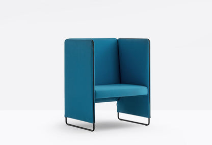 Pedrali High Back Armchair Zippo ZIP1P/140
