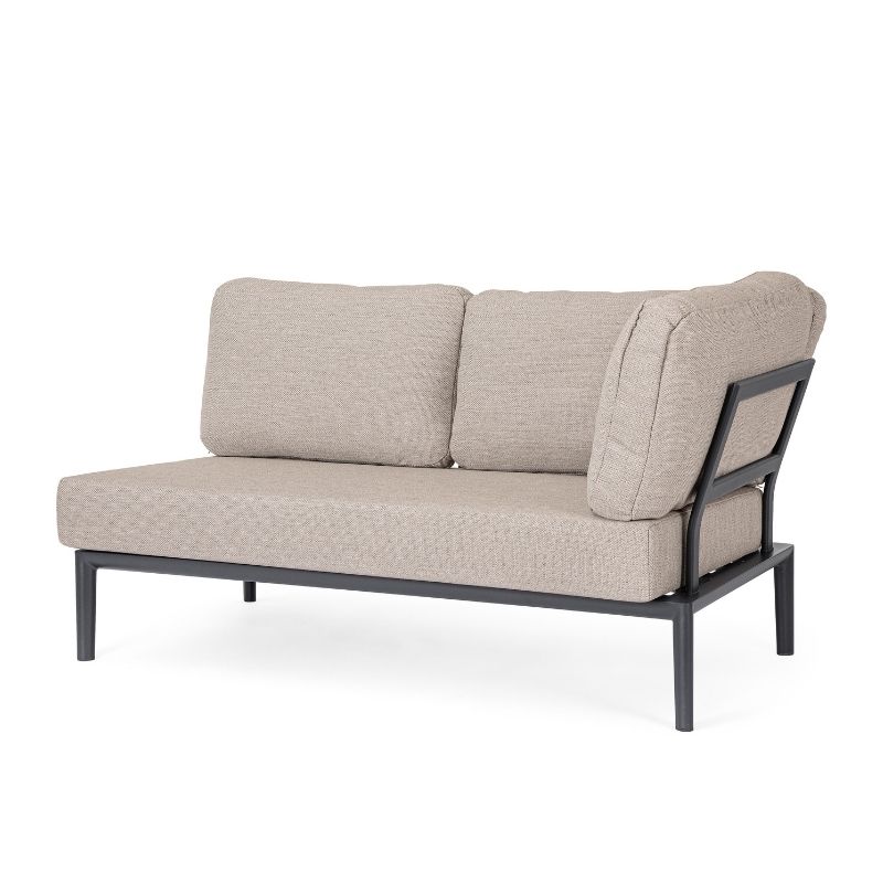 Modular garden sofa GERALD CORNER ANTHRACITE