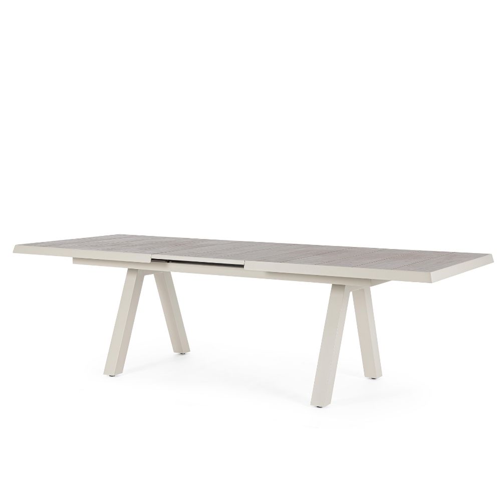 Extendable garden table KRION PELICAN 205-265X103