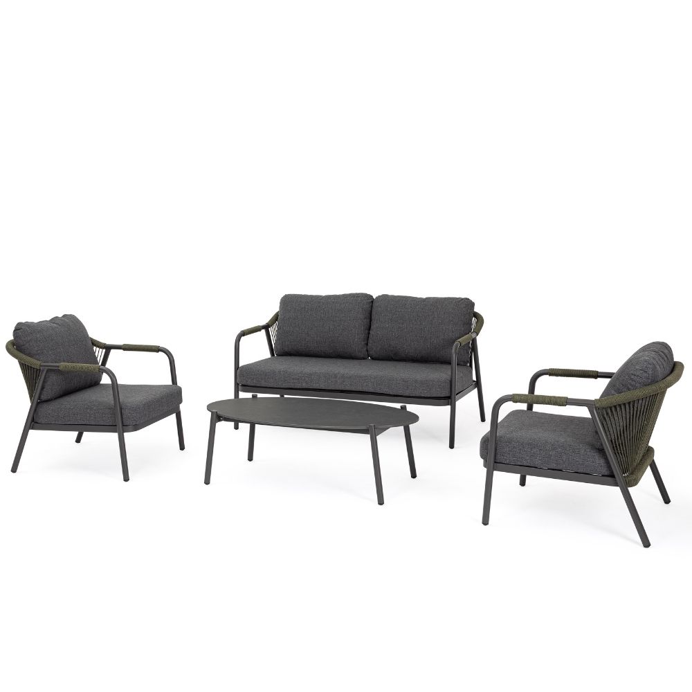 Outdoor furniture set MIRAVET GREEN SET4