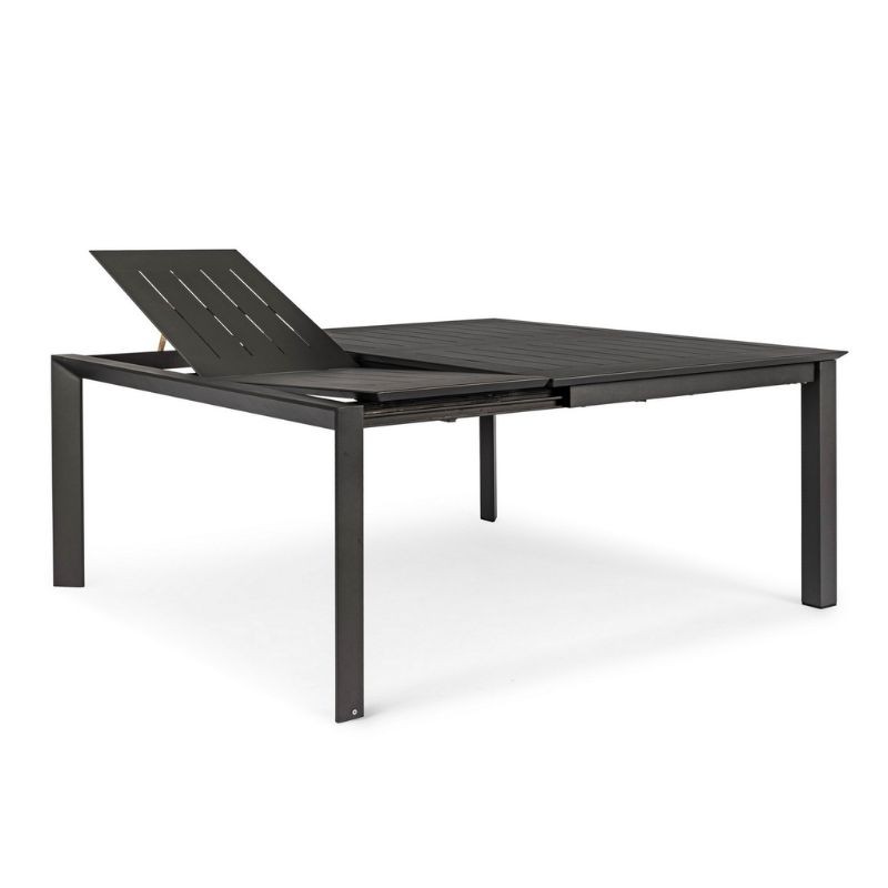 Bizzotto - Outdoor Table Konnor Charcoal 160x110/160
