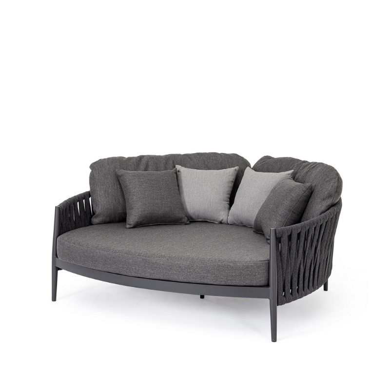 Bizzotto - Outdoor Daybed Jacinta Charcoal