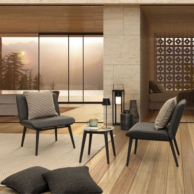 Bizzotto - Outdoor Furniture Set Isabela Charcoal
