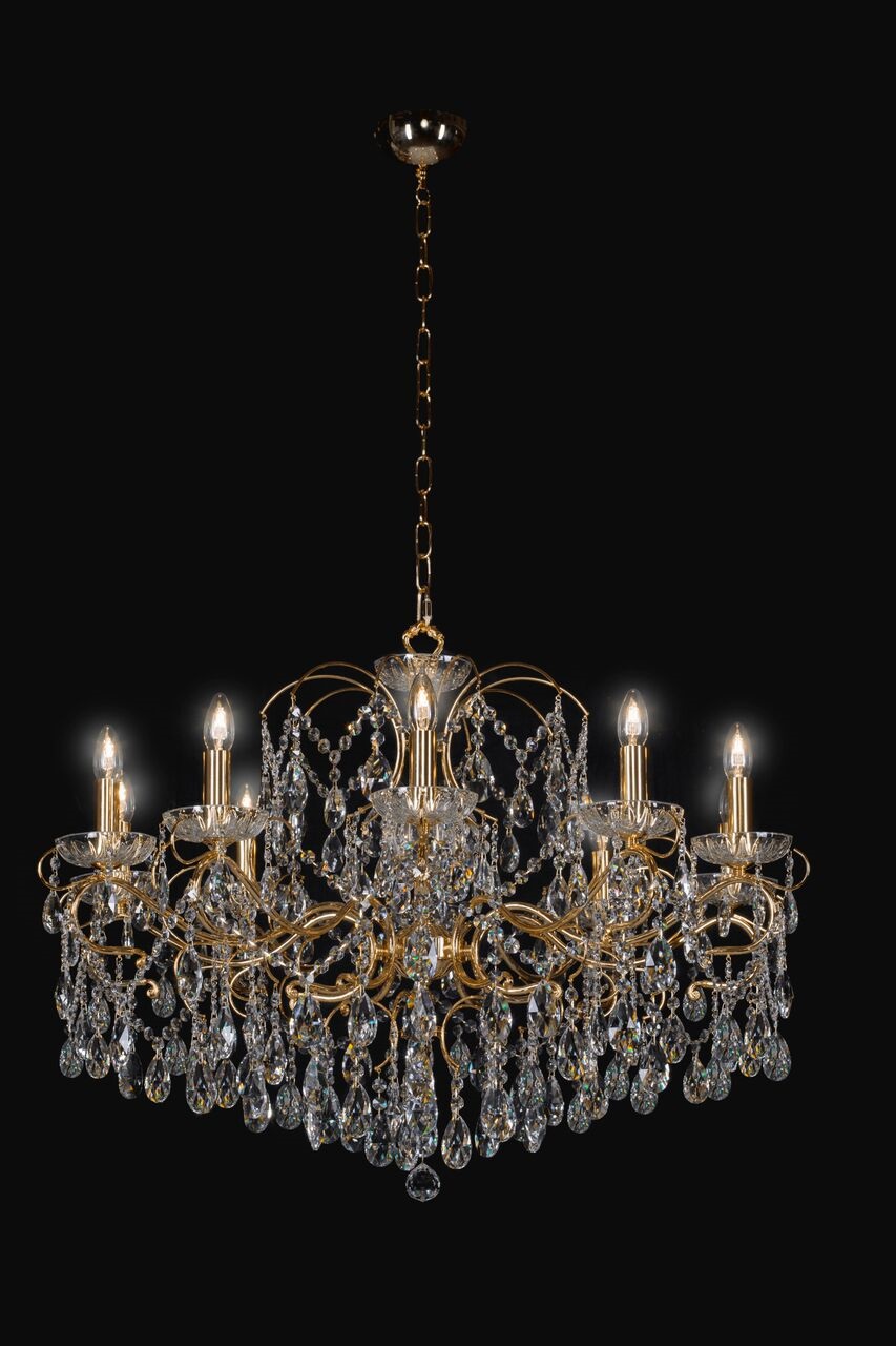 Arredoluce – Chandelier 10-light – 737/10- Luxury Crystal